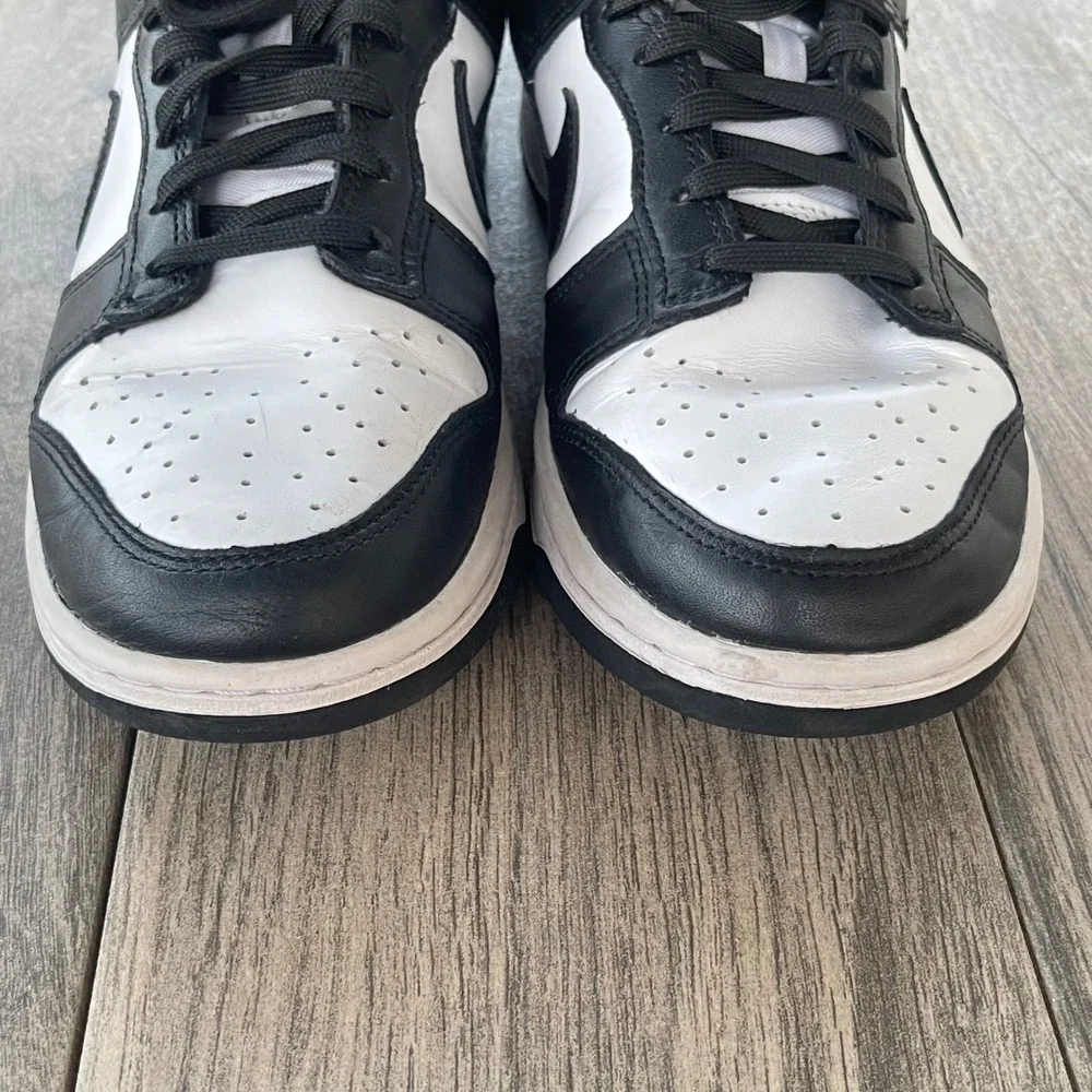 Nike‎ Dunk Low Panda Shoes Women Size 8.5 Black White Sneakers DD1503-101 Retro